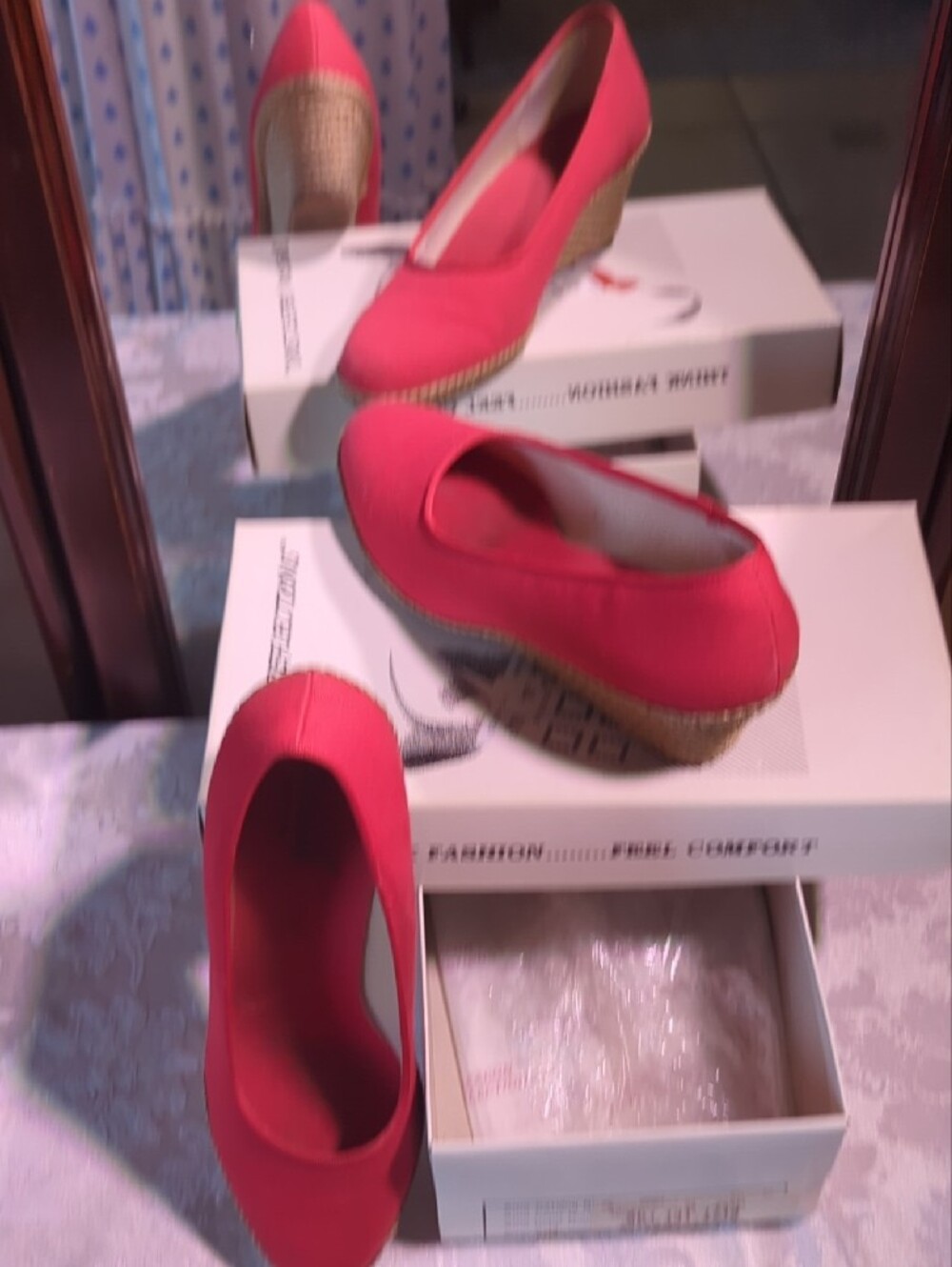 Women’s Coral Wedge Espadrille - - Picture 5 of 5